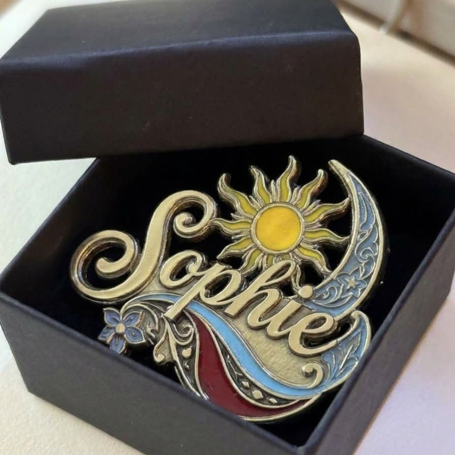Personalized Engraving Brooch