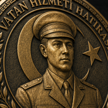 Kişiye Özel Asker Hatıra Madalyonu