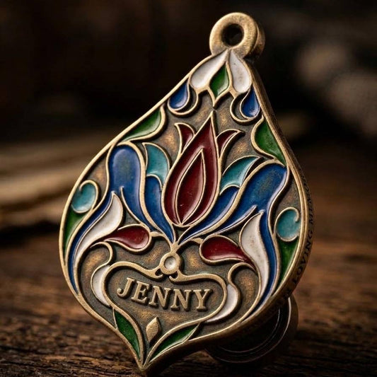 Personalized  Tulip Necklace