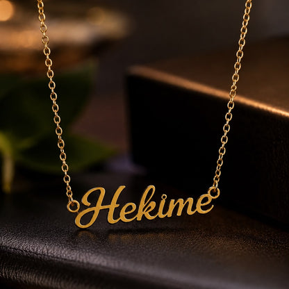 Kişiye Özel Aile Kolyesi (altın kaplama)