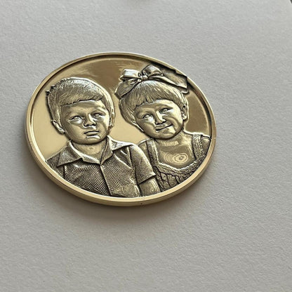 Personalized Family Memorial Coin