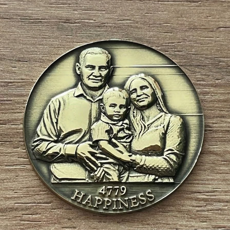 Personalized Family Memorial Coin