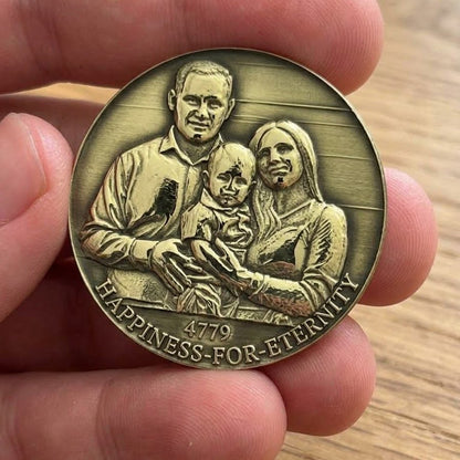 Personalized Family Memorial Coin