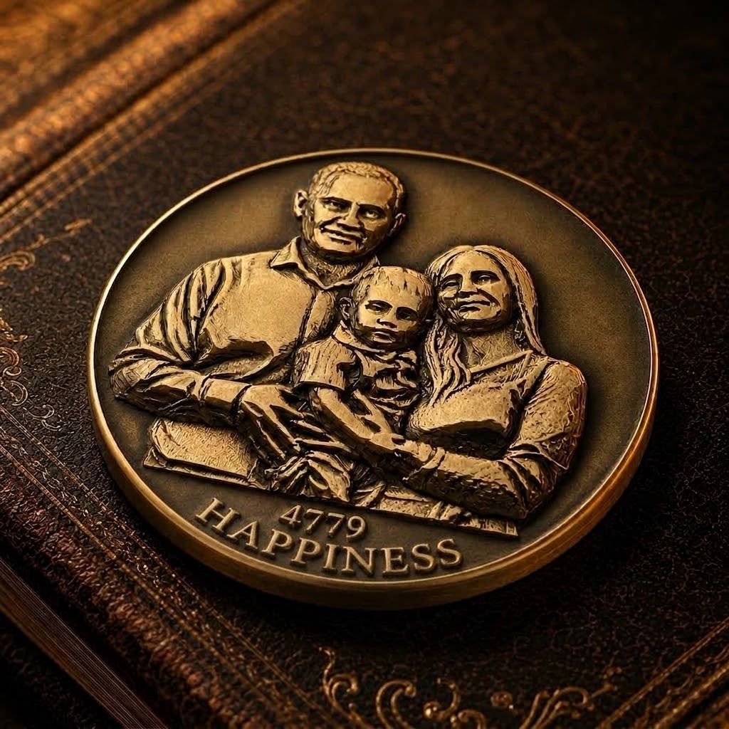 Personalized Family Memorial Coin