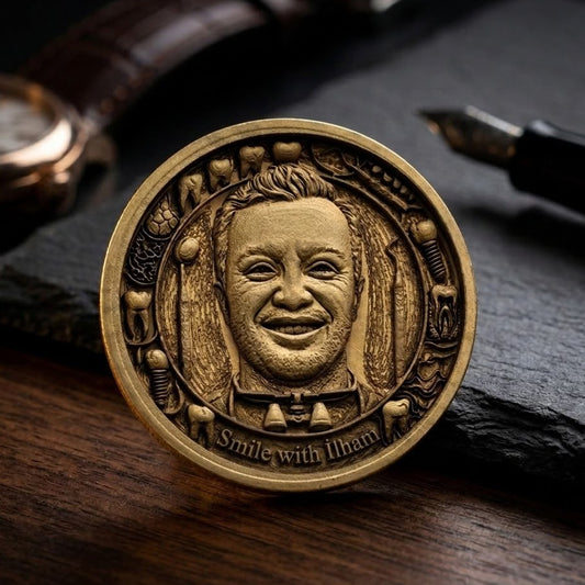 Personalized Memorial Coin for Doctors