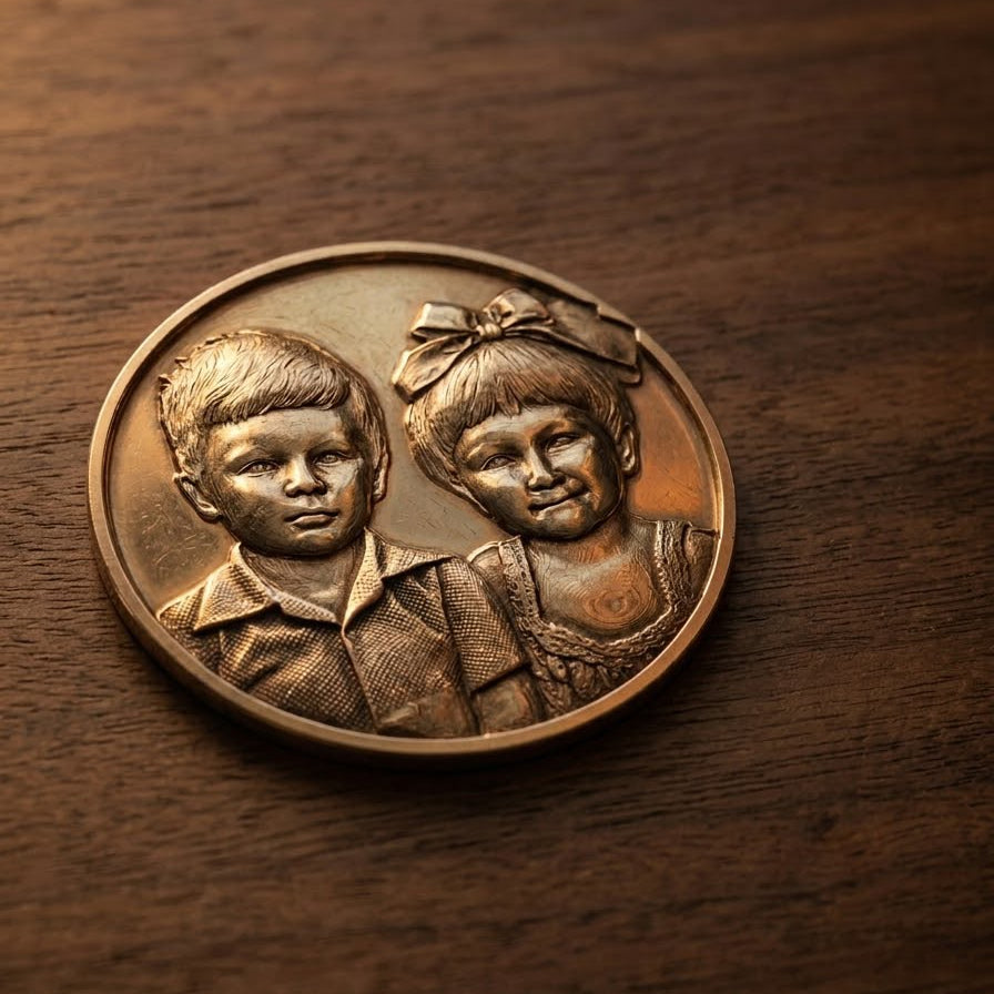 Personalized Family Memorial Coin