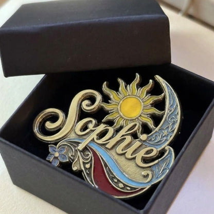 Personalized  Engraving Brooch