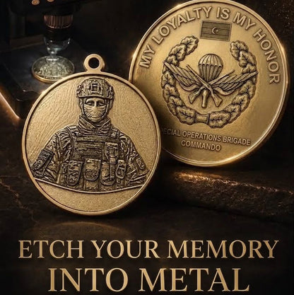 Personalized Memorial Medallion – Photo Memory Medallion