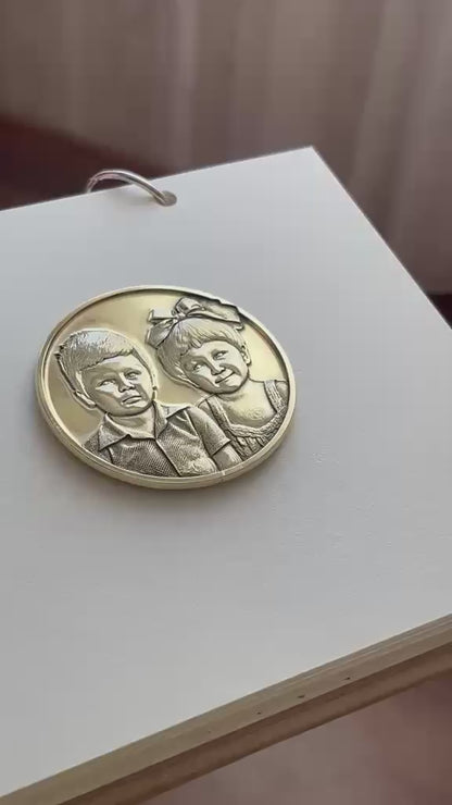 Personalized Family Memorial Coin